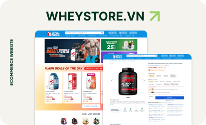 WheyStore.vn - Website Ecommerce