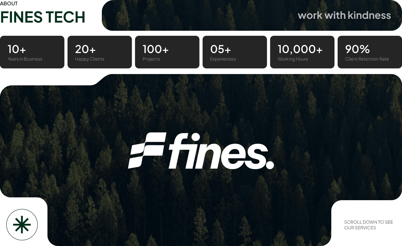 About section - Desktop